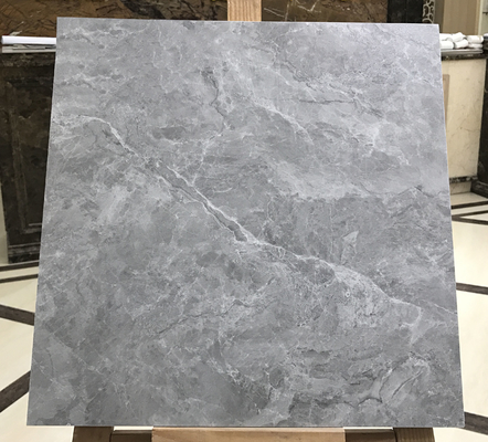 Αγορά Ματ γυαλισμένο γκρι 400x400mm εσωτερικό κεραμικό ρουστικό πλακάκι αντοχή σε οξέα και μαρμάρινο φαίνονται πλακάκια για το κτίριο σε απευθείας σύνδεση κατασκευή