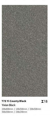 Αγορά Μαύρο γκρι 600x1200x18mm εξωτερική πορσελάνη πλακάκια σε απευθείας σύνδεση κατασκευή