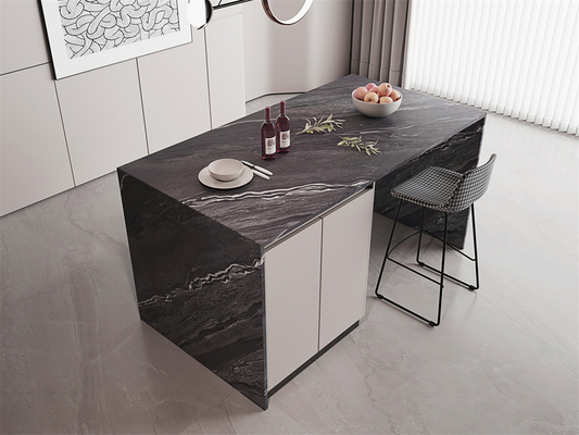 Αγορά 1420x2700mm Αντικαλπιστικό Γκρι Άμμοπετρώνα εσωτερικό πάτωμα Ματ Σιντερωμένη πέτρα πλάκα για το σπίτι και το τραπεζαρία σε απευθείας σύνδεση κατασκευή