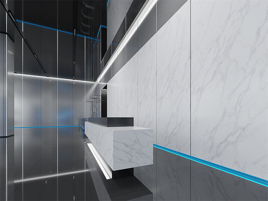 Αγορά Λευκή Ματ Πλάκα Πέτρας Sintered 1420x2700mm για Δάπεδα Γραφείων σε απευθείας σύνδεση κατασκευή