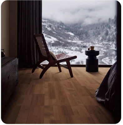 Αγορά Ξύλινο Πορσελάνινο Πλακάκι AAA Grade 600x1200mm Tan Clay Εσωτερικού Χώρου σε απευθείας σύνδεση κατασκευή