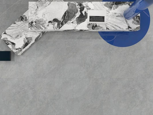 Αγορά Γκρι μαρμάρινη όψη 1200x1200mm Γυαλισμένο Πορσελάνινο Πλακάκι σε απευθείας σύνδεση κατασκευή