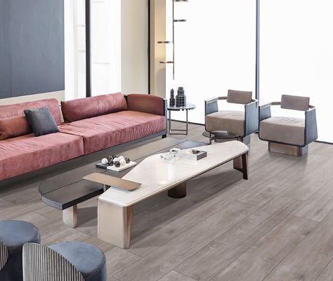 Αγορά Αδιάβροχο καφέ ξύλινο πορσελάνινο πλακάκι 250x1500mm AAA σε απευθείας σύνδεση κατασκευή