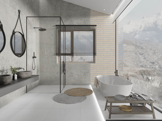 Αγορά Πλακάκι δαπέδου πορσελάνης ανοιχτό γκρι 600x1200mm AAA Grade σε απευθείας σύνδεση κατασκευή