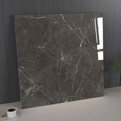Αγορά Stylish and Durable 1mx1m Marble Porcelain Glazed Polished Tiles For Balcony Dark Gray MOQ 100CTNS σε απευθείας σύνδεση κατασκευή