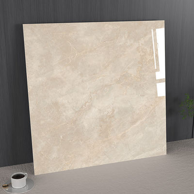 Αγορά Αντιβακτηριακό ανθεκτικό στα λεκέτα εσωτερικό δάπεδο Φως Καφέ 1000x1000mm γυαλισμένο γυαλισμένο πορσελάνινο πλακάκι για καθιστικό και τραπεζαρία σε απευθείας σύνδεση κατασκευή