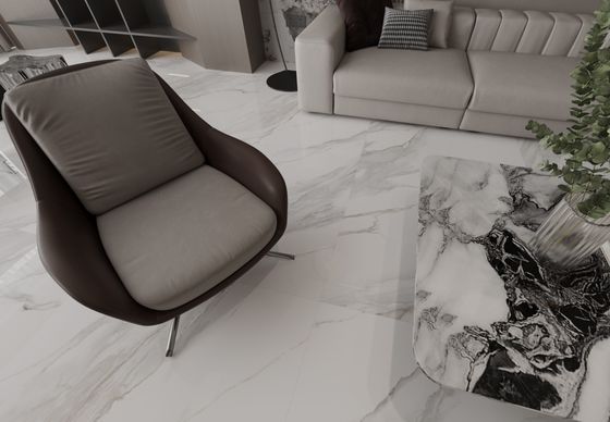 Αγορά Κάρραρα 1mx1m Φωτιάς μοντέρνο εσωτερικό πάτωμα γυαλισμένο γυαλισμένο πορσελάνη πλακάκια για καθιστικό και διακόσμηση σε απευθείας σύνδεση κατασκευή