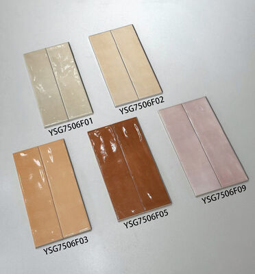 Αγορά Ελαφριά Ρετρό Μπεζ Ροζ 75x300mm Γλαστικές εσωτερικές κεραμικές τοιχοποιίες για υπνοδωμάτιο και τραπεζαρία σε απευθείας σύνδεση κατασκευή