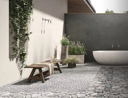 Αγορά 12x24» 500SQM υπαίθρια πέτρινη επένδυσης κεραμιδιών διακόσμηση 9.8mm τοίχων χαλικιών πέτρινη σε απευθείας σύνδεση κατασκευή