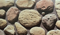 Cobble τσιμέντο Stone πολιτισμού απόδειξης πυρκαγιάς σχεδίου για τον εξωτερικό τοίχο