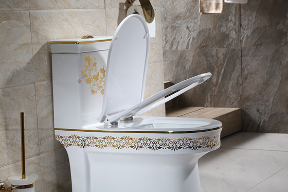 Τουαλέτα Μονοκομματιού Golden Pattern Texture 3 χρόνια Εγγύηση