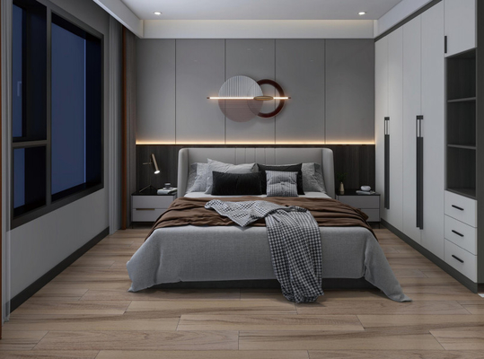 200X1200mm ξύλινη κεραμικών κεραμιδιών οικιακής πορσελάνης διακόσμηση κρεβατοκάμαρων κουζινών λουρίδων γκρίζα