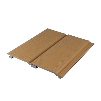 Υγρασία 145x20.5mm εξωτερικό πάτωμα WPC επένδυση Πίνακα για το πάρκο και επίπεδη επιφάνεια τοίχο για την βίλα