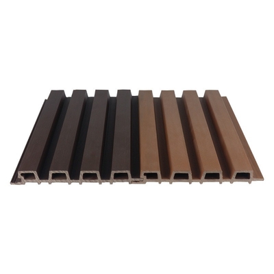 Καφέ 25x227mm WPC Πίνακας επένδυσης για ξενοδοχεία και πάρκα