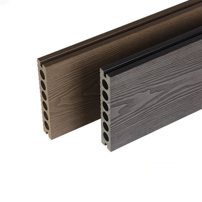 Δοκιμαστικό υλικό WPC 140x25mm ξύλινο πλαστικό σύνθετο δάπεδο για εξωτερικούς χώρους