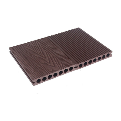 145x22mm ξύλινο πλαστικό σύνθετο Wpc που δαπεδώνει το τρισδιάστατο βαθύ αποτυπωμένο σε ανάγλυφο μπαλκόνι πάρκων πινάκων υπαίθριο
