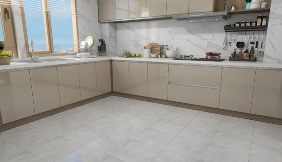 400x400mm Γκρι Ματ Γυαλισμένο Κεραμικό Ρουστικό Κεραμικό Τάιλ εσωτερικό τοίχωμα δαπέδου