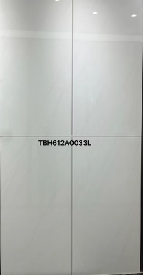 Γυαλισμένα Γυαλιστερά Κεραμικά Πλακάκια Carrara 600x1200mm Μπεζ