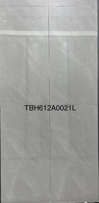 600x1200mm γυαλισμένα γυαλισμένα πλακάκια γυαλιστερό γκρίζο πάτωμα τοίχος μπαλκόνι γραφείο Carrara Pocerlain πλακάκια