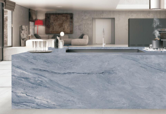 Γκρι 160x320cm Σιντερωμένες πέτρινες πλάκες για το καθιστικό