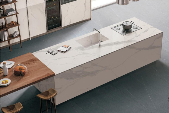 ΑΑΑ 160x320cm Πέτρα Γελονισμένο πέτρινο πλακάκι Λευκό τηλεοπτικό φόντο Τείχος Γραφείο