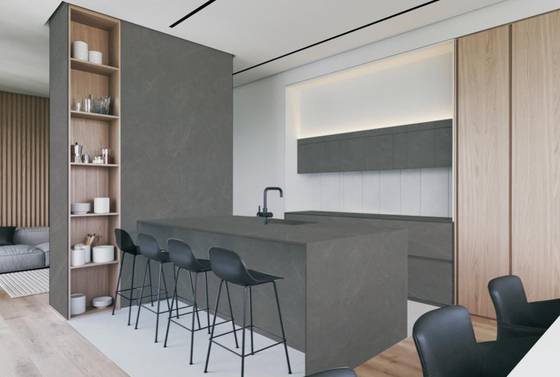 Λοξοφόρα Σιντερισμένες Λίθοι 800x2600x12mm Μεγάλο Πίνακα Πετρώματος Κουζίνα Πίνακα Δίσκου Καθαρό