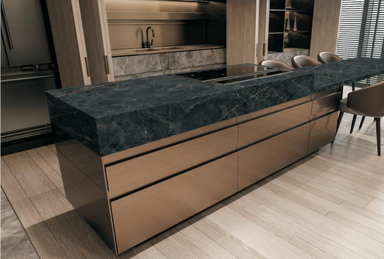 Μαύρο 800x2600x12mm Σινερωμένες πέτρινες πλάκες Μεγάλο τραπέζι Ματ τηλεόραση Φόντο τοίχος πάτωμα πάνελ