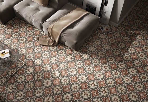 Ρέτρο 250x250mm κεραμικά χωρικά πλακάκια για την κουζίνα και οικολογικά φιλικά τοίχια για το μπάνιο