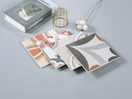 20x20cm Μπεζ & Κίτρινο Κεραμικό Ρουστίκ Πλακάκι για Δάπεδο και Τοίχο