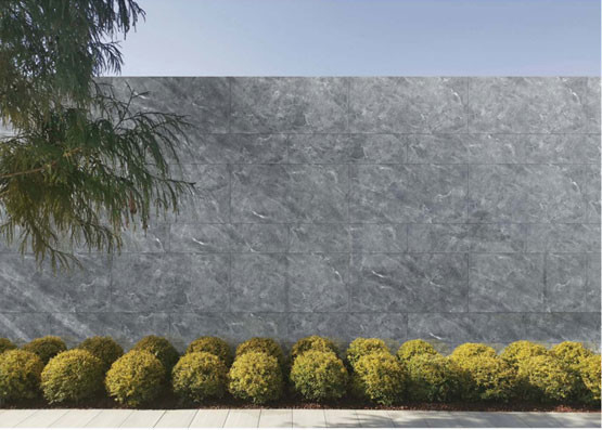 Φωτιά 600x1200mm Grey Matte κουρτίνα φόντο τοίχο πλακάκια για εξωτερικό σχεδιασμό και το έργο