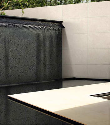 Μαύρο 600x1200mm μισοφθαλμένο φινίρισμα Ματ κουρτίνα τοίχος πορσελάνη πλακάκια για βεράντα και το έργο