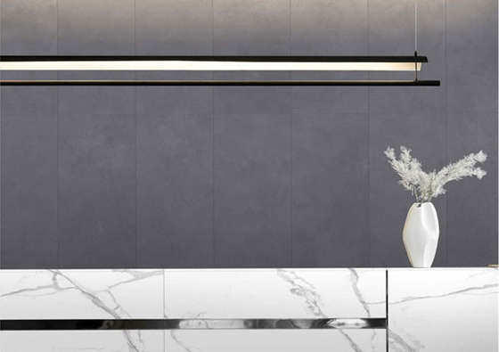 Ανθεκτικότητα στα οξέα 60x120cm Τσιμέντο Γκρίζο Εξωτερικό Τείχος Κεραμίδας Πλούσιο Κεραμίδιο για πισίνα