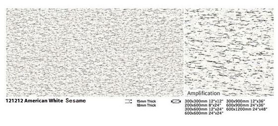 Φωτιάς πλήρες σώμα 600x1200x15mm Αντιβακτηριακό καφέ πάτωμα πλακόστρωμα για βεράντα