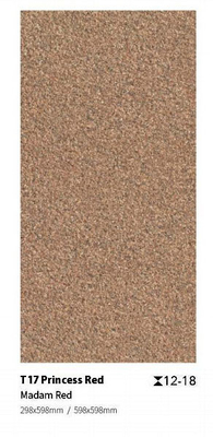 ISO9001 Κόκκινο 400x400x30mm πλακάκι δαπέδου για αυλή
