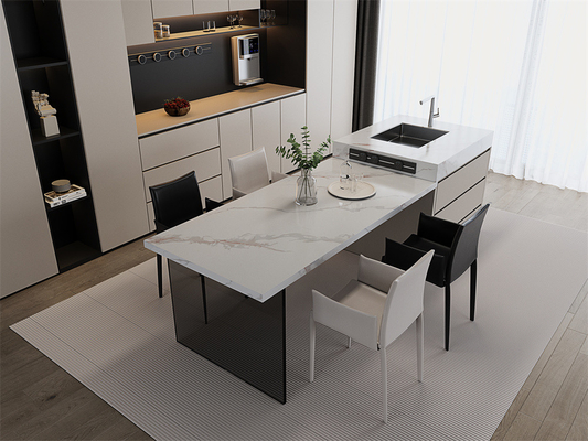 Πλάκες από Σιντερωμένο Πέτρωμα Matte Carrara 1420x2700mm Βαθμού AAA