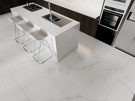 Πλάκα από συντηγμένο πέτρωμα Matt White Carrara 1420x2700mm