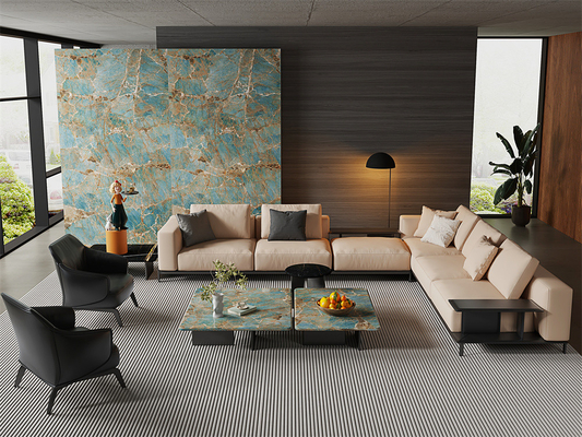 Χοντροτεμαχισμένες πλάκες από πέτρα 1600x3200mm για εσωτερικούς τοίχους