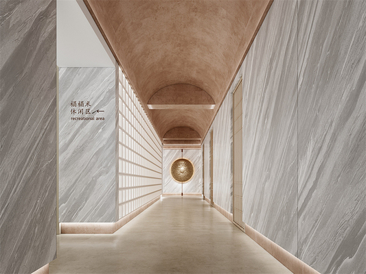 1600x3200mm Ματ ανθεκτικός στα οξέα συνθετικός πέτρινος πλάκας