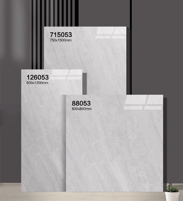 Μπεζά γυαλισμένα πλακάκια πορσελάνης 750x1500mm AAA για μπάνιο