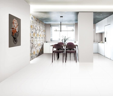 Πλακάκι πορσελάνης λευκό γυαλισμένο AAA Grade 750x1500mm για μπάνιο