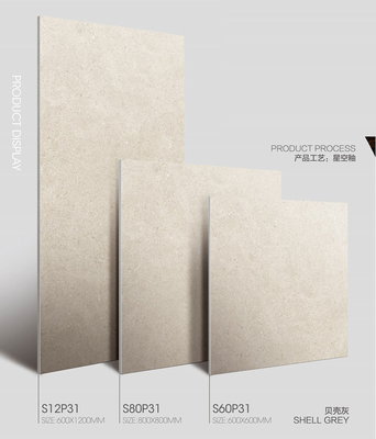 Γκρι 1200x600mm Αστροειδής γυαλί πορσελάνη τοίχο διακόσμηση πλακάκια για το μπάνιο
