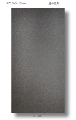 Σκοτεινό γκρι 1200x600mm Full Body Εξωτερικό πάτωμα Ρέτρο Πορσελάνη Κεραμίδια Για Κήπο υγρασία-αποστασία