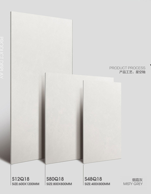 Ανθεκτικός στα οξέα εσωτερικός τοίχος 1200x600mm Σύγχρονα πλακάκια πορσελάνης με μαλακό γυαλί για μπαλκόνι