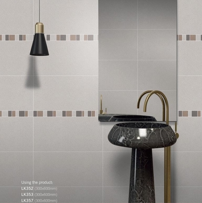 SGS εσωτερικά τοίχωμα πλακάκια και 300x600mm γκρι πλήρες σώμα πλακάκια πορσελάνης για διακόσμηση μπαλκόνι