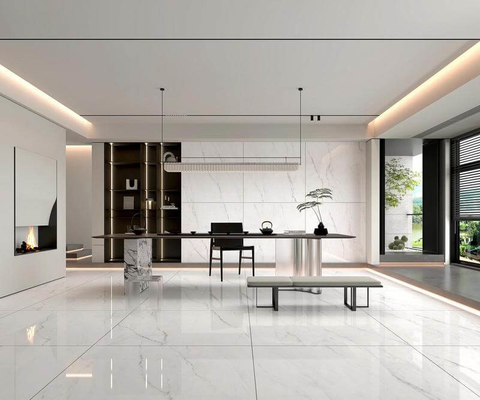 1200x1200x9mm Ανθεκτικό Αρχαίο και Ελεφαντόδοντο εσωτερικό τοίχωμα γυαλισμένα γυαλισμένα πλακάκια για ανακαίνιση και οικοδόμηση