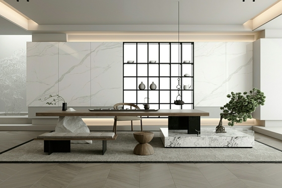Εσωτερικό πάτωμα W.A 0.5% No Fade 900x1800x9mm γυαλισμένο γυαλισμένο πορσελάνινο πλακάκι για το υπνοδωμάτιο του σπιτιού