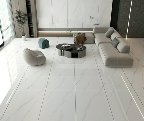 Λευκό Γυαλισμένο Πορσελάνινο Πλακάκι 900x1800x9mm 0.5% W.A