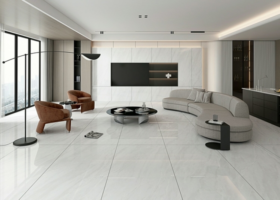 900x1800mm Γκρι γυαλισμένο γυαλισμένο πορσελάνινο πλακάκι 0,5% W.A.