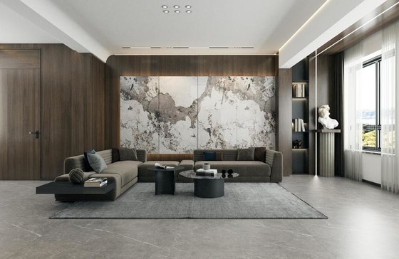 900x1800mm γυαλιστερό γυαλιστερό πορσελάνινο πλακάκι 9mm παχύ εσωτερικό τοίχωμα δαπέδου