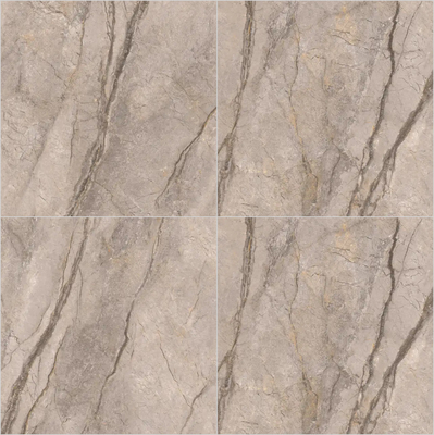 Καφέ Μάρμαρο 1200x1200mm Γυαλισμένες Πλάκες Σκληρυμένου Λίθου για Σαλόνι και Εστιατόριο